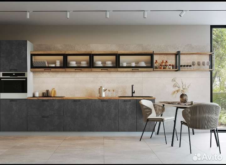 Кухня под потолок