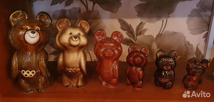 Олимпийский мишка 1980г