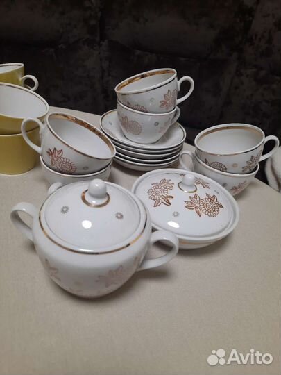 Чайные сервизы времен СССР