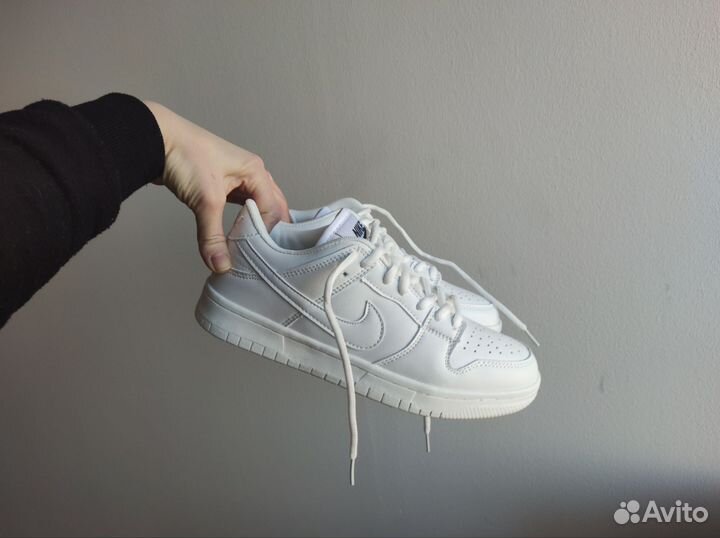 Новые белые кеды 35 36 Nike женские