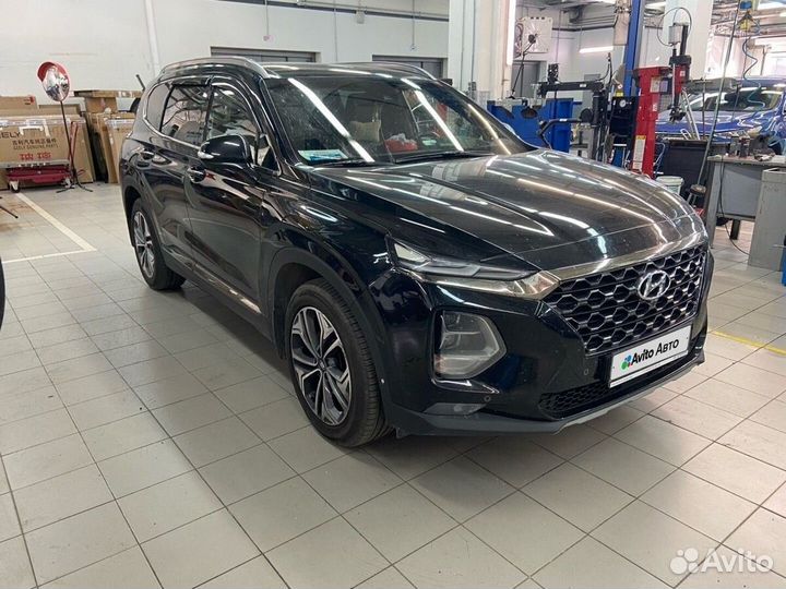 Hyundai Santa Fe 2.2 AT, 2019, 133 636 км