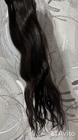 Волосы на заколках