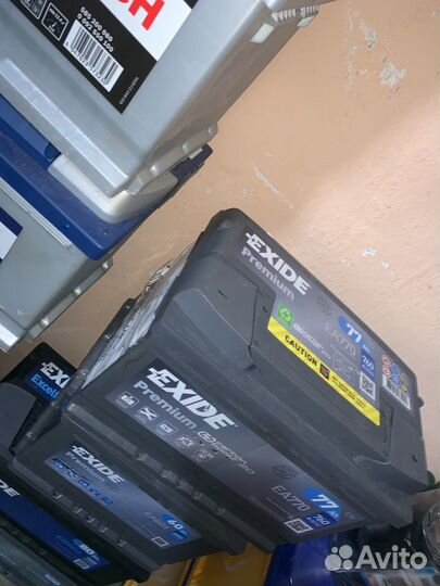 Аккумулятор exide 77ah