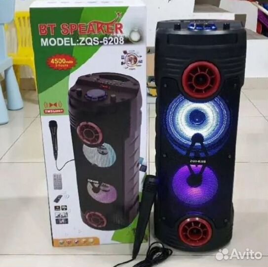 Колонка zqs 6208 Блютуз (новая)