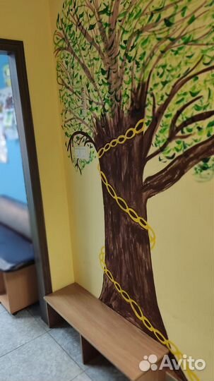 Частный детский сад. рыжий кот