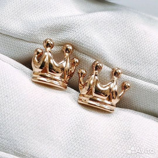 Золотые серьги