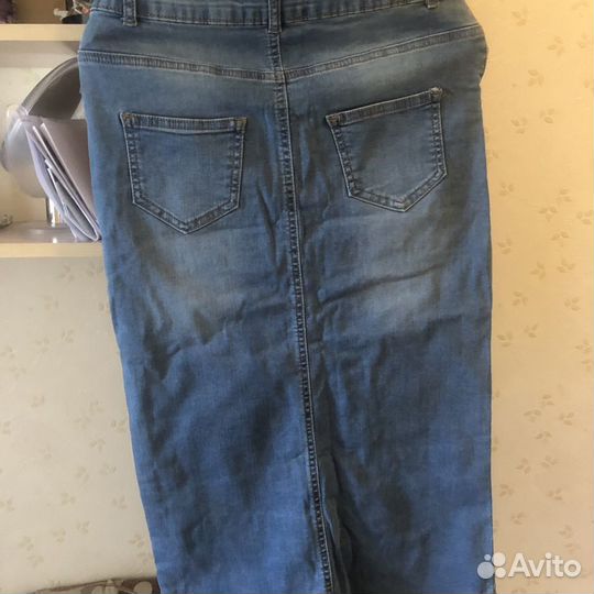 Юбка джинсовая