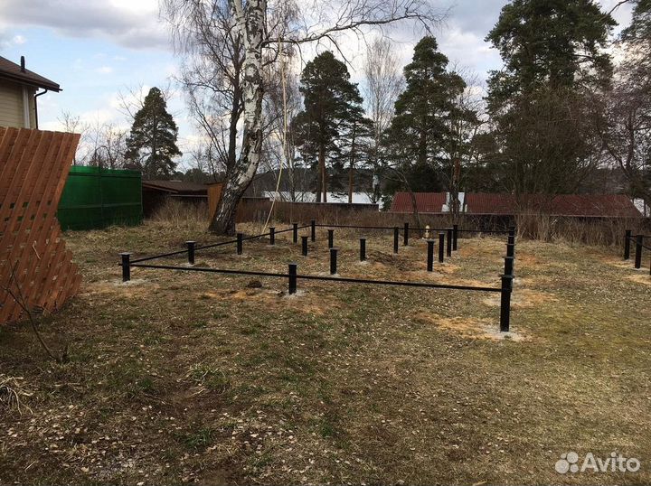 Винтовые сваи для фундамента