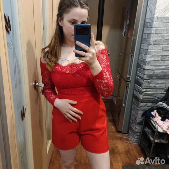 Платье комбинезон 44