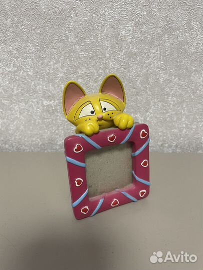 Статуетка котик с рамкой для фото