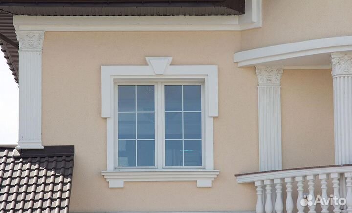 Фасадный декор. Подоконник