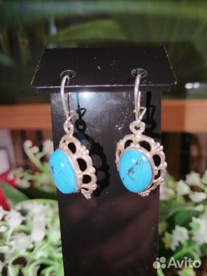 Серьги серебро