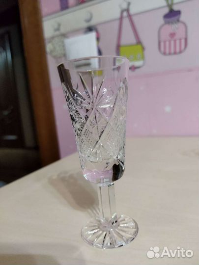 Стаканы(стекло), рюмки, фужеры(хрусталь)