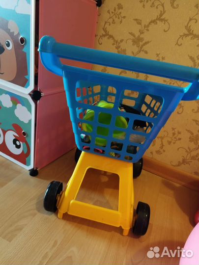 Детские игрушки тележка
