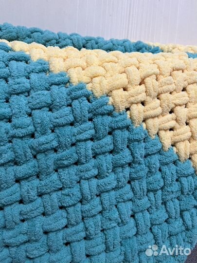 Плед вязаный детский на заказ