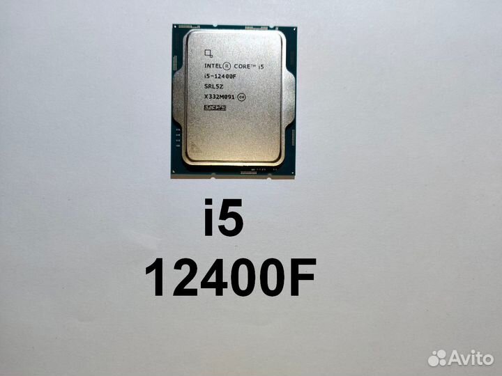Процессор intel core i5 12400f oem новый гарантия