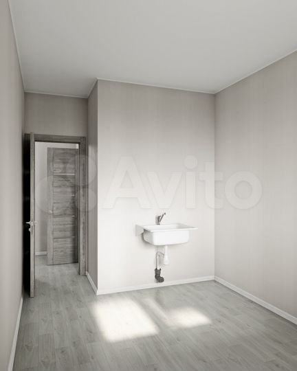 3-к. квартира, 59,6 м², 1/8 эт.