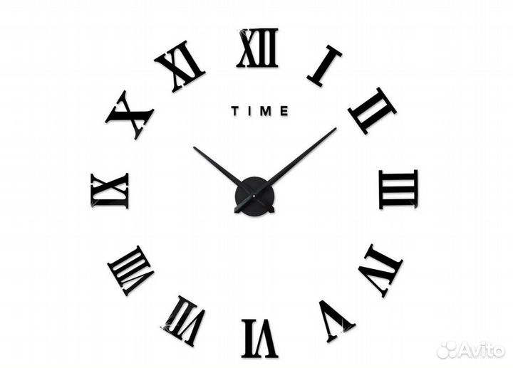 Часы настенные 3D (70-120 см) 8 моделей в наличии