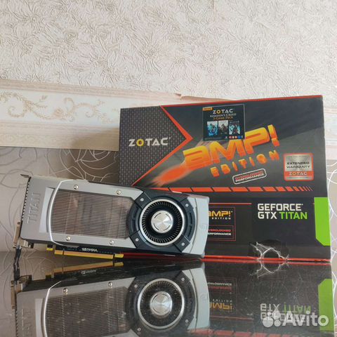 Видеокарта нерабочая nvidia geforce GTX titan