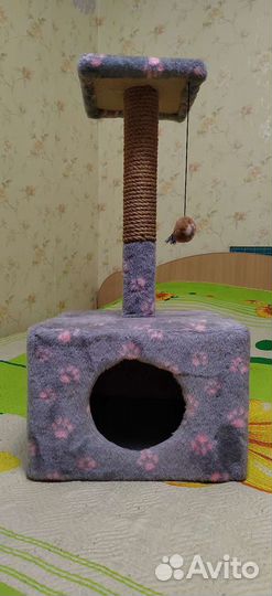 Домик для кошки с когтеточкой бу