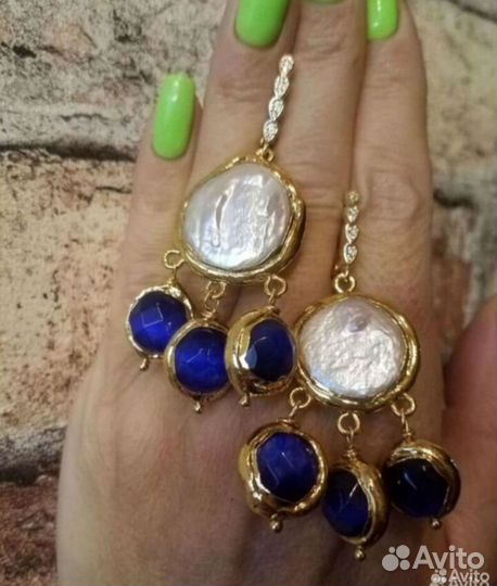 Дизайнерские серьги