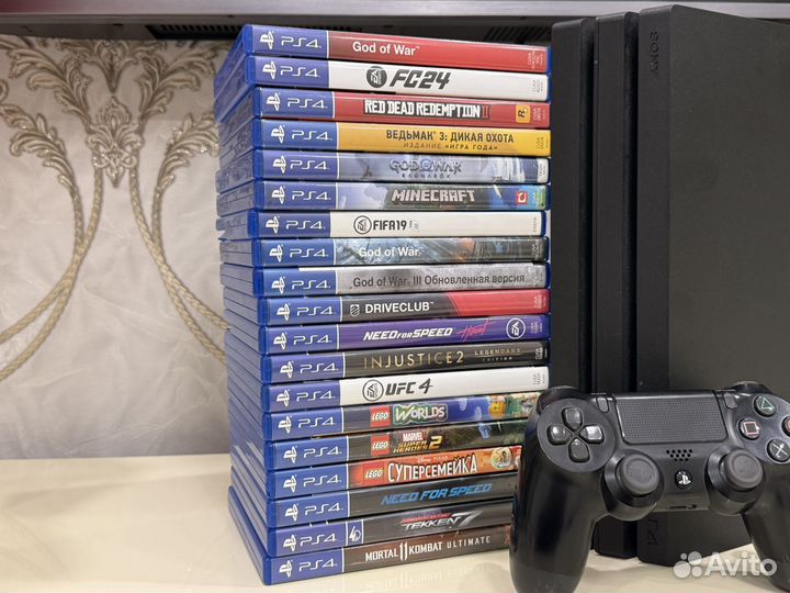 50 игр / Sony Playstation 4 Pro 1Tb