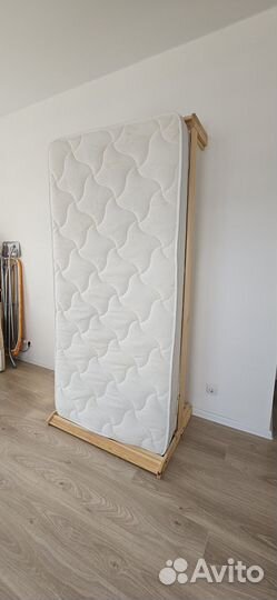 Кровать IKEA neiden, с матрасом 90х200