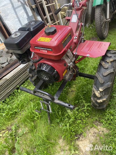 Мотоблок бензиновый с прицепом