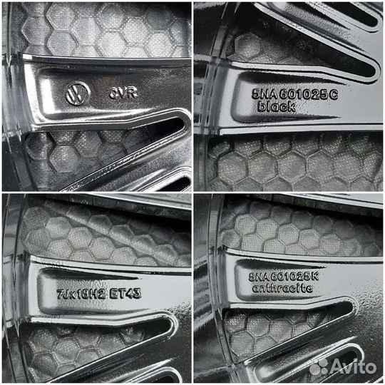 Оригинальные диски Volkswagen Tiguan R18 комплект