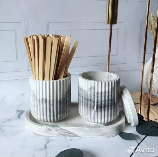 Набор из гипса декоративный