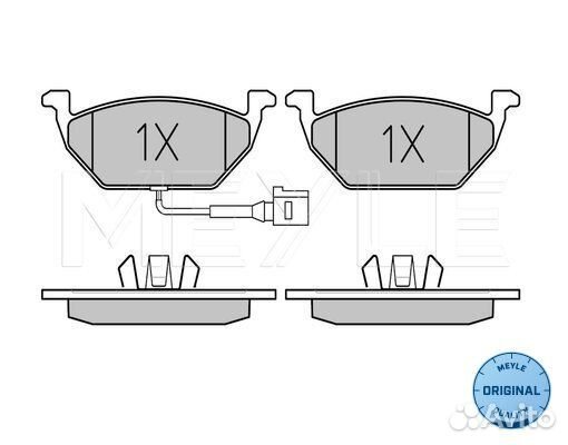 Комплект колодок VW Golf 4 Skoda Fabia 1 Audi A3