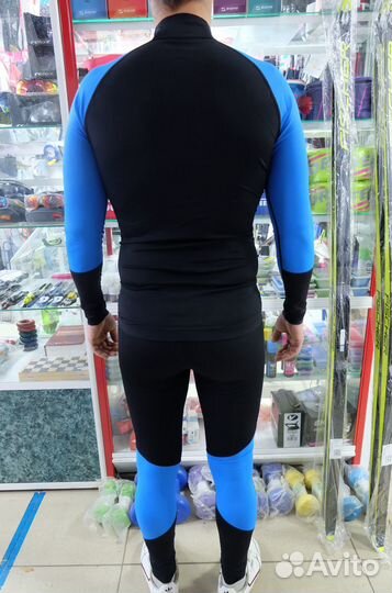 Лыжный комбинезон KV+ lahti 2, black/blue