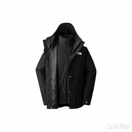 THE north face Windbreaker Jackets Men Black+Gift Bag (L)(44)