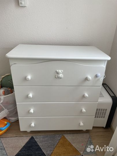 Комод Nuovita Fasto пеленальный (4 ящика). Б/у