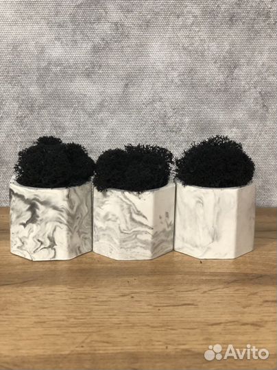 Гипсовое кашпо