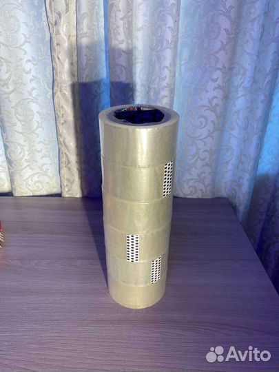 Скотч прозрачный (клейкая лента) 66м NovaRoll