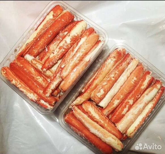 Краб волосатик, Мясо краба стригуна, камчатского