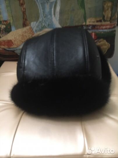 Шапка мурскои.нови.натурални кожа и мех