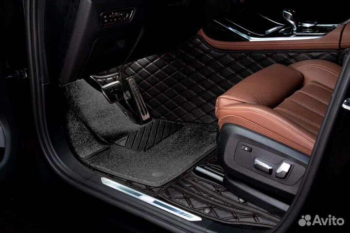 3D Коврики Lexus LX570 из Экокожи