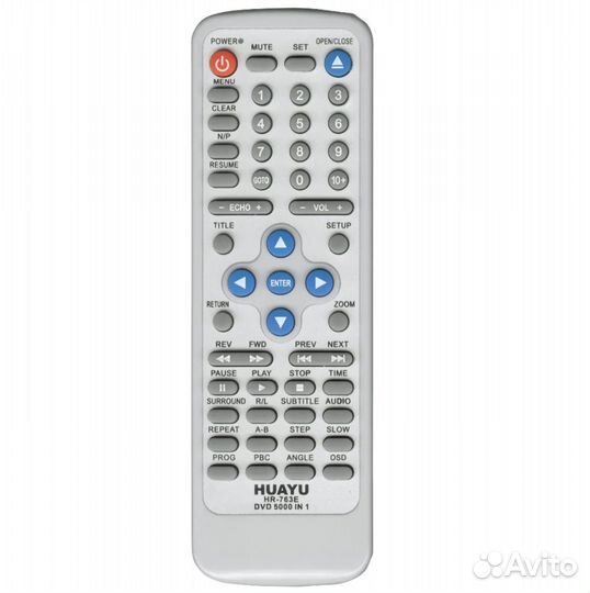 Пульт универсальный Huayu HR-763E DVD 5000 в 1