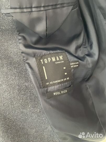 Пиджак шерстяной Topman (шерсть Ламы 54%)