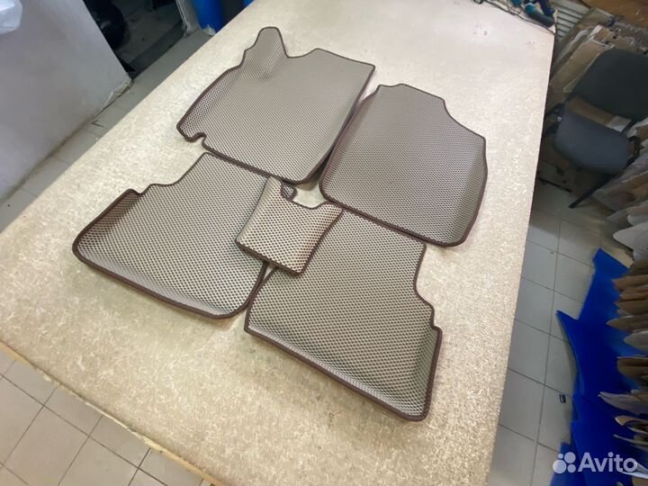 EVA Ева Эва коврики с бортами 3D в авто