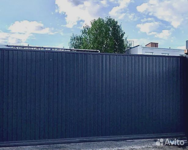 Откатные ворота автоматические 4,5*1,9