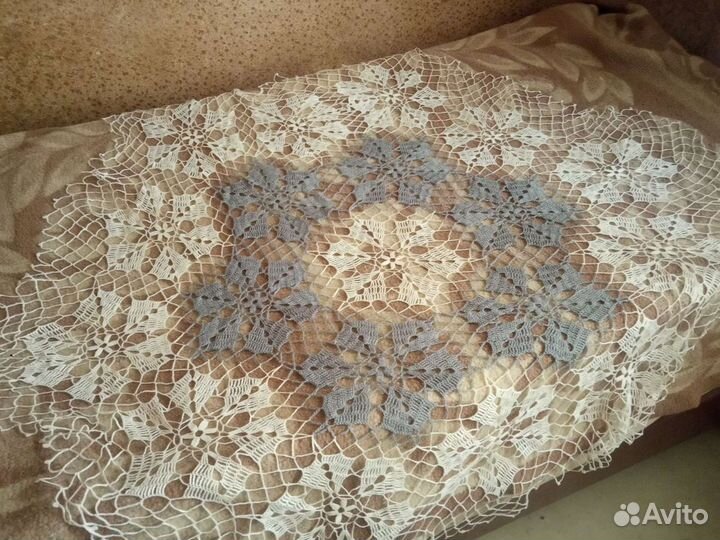 Скатерть вязаная крючком