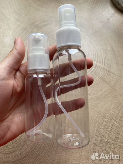 Флаконы пластиковые