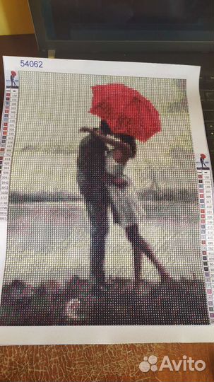 Алмазная мозаика. Романтическая картина