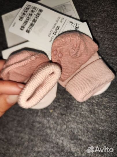 Носочки для новорожденного hm 10/12 для девочки