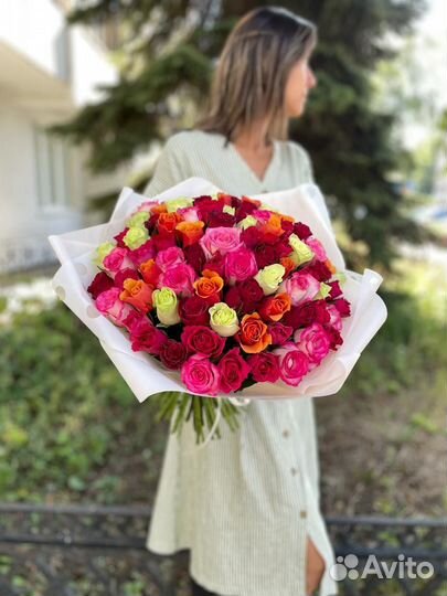 Роза Уфа доставка 50 см 58р