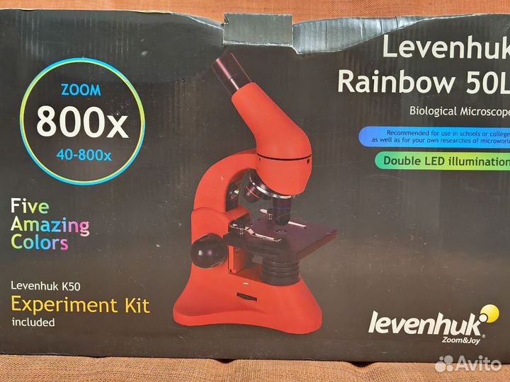 Микроскоп Levenhuk Rainbow 50L