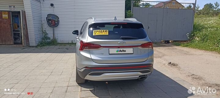 Hyundai Santa Fe 2.5 AT, 2021, 17 500 км